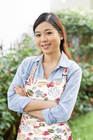 Image of Cotton Enrich Cute Aprons for Women with Pockets Adjustable Upto XXL, Cooking, Kitchen, Server, Chef Apron