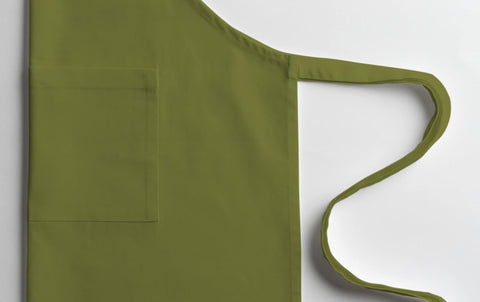 Image of Kitchen Apron for Men Women|Adjustable with Pocket Cloth Apron|Baking Banquet Cafe Chef Apron|Thanksgiving Christmas BBQ Gift