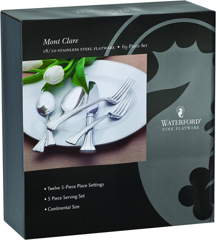 Image of Mont Clare 18/10 Stainless Steel 65-Piece Set, Service for 12