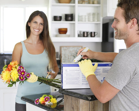 Image of Cut Resistant Gloves - 3 Pack, Food Grade, Fits Both Hands, Level 5 Protection