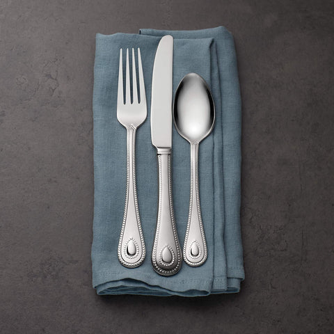 Image of 829739 French Perle Flatware Set, 11.30 LB, 65-Piece