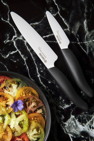 Image of Advanced Ceramic Revolution Series 3-Inch Paring Knife, Black Handle, White Blade