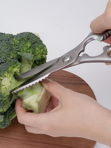Image of Kitchen Shears Heavy Duty, All-Steel Forged Multi-Function Kitchen Scissors,Sharp Cooking Shears for Meat/Vegetables/Fish/Nuts,Dishwasher Safe, 3CR14 High Carbon Steel,5-Year Warranty