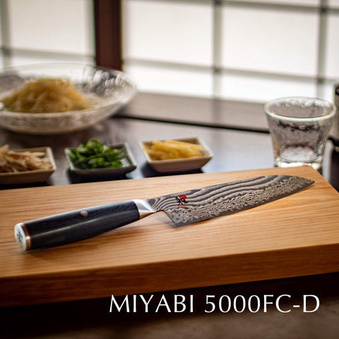 Image of MIYABI 34680-111 5000FC-D Small Sword, 4.3 Inches (110 Mm), Damascus Fruit, Petty Knife, Multi-Layer Steel, Stainless Steel, Made in Seki City, Gifu Prefecture
