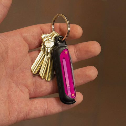 Image of Bundle of CHROME Swissqlip for 91Mm Victorinox Swiss Army Knife Models & Swisslinq Keychain Case for Classic SD Models (Multitools Not Included)