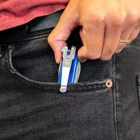 Bundle of CHROME Swissqlip for 91Mm Victorinox Swiss Army Knife Models & Swisslinq Keychain Case for Classic SD Models (Multitools Not Included)