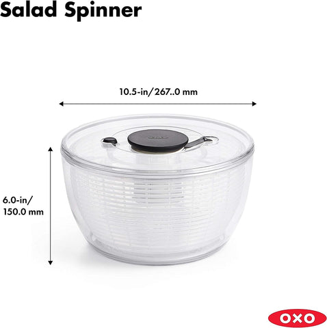 Image of Good Grips Large Salad Spinner - 6.22 Qt., White