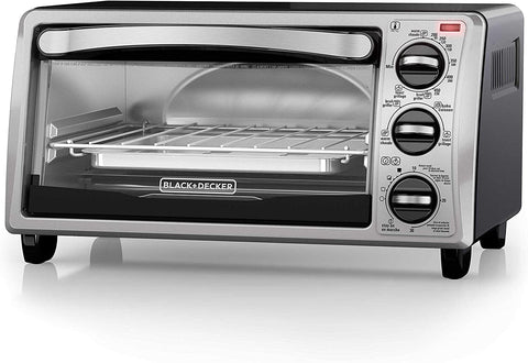 Image of 4-Slice Convection Oven, Stainless Steel, Curved Interior Fits a 9 Inch Pizza, TO1313SBD