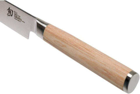 Image of Classic Blonde 6” Utility Knife, Blonde Pakkawood Handle, Full Tang VG-MAX Blade