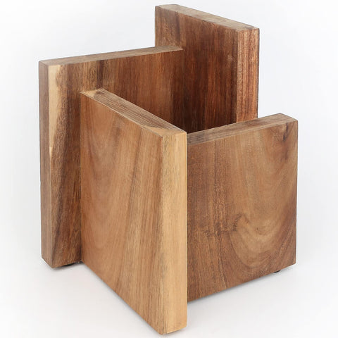 Image of Knife Block with Strong Magnets,Magnetic Knife Holder without Knives,Display Stand and Storage Rack