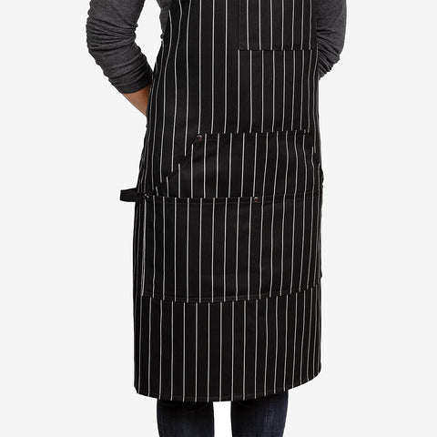 Image of Chef Apron for Men and Women - Kitchen Apron with Pockets & Adjustable Neck Straps - Cooking Apron 100% Cotton