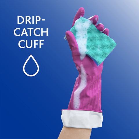 Image of Living Reuseable Rubber Cleaning Gloves