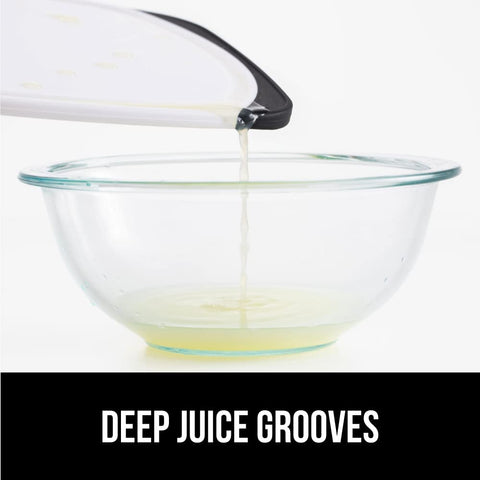 Image of The Original  Oversized 100% BPA Free Reversible Durable Kitchen Cutting Board Set of 3, Dishwasher Safe, Nonslip Handle Border Plastic Boards, Juice Grooves, Chopping Food, Cooking, Black