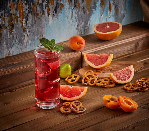 Image of Faye 13Oz Highball Glasses, 6Pc Tall Glass Sets. Lead-Free Crystal Drinking, Water Glasses, Mojito Cups, Tom Collins Bar Glassware, and Mixed Drink Cocktail Glass Set