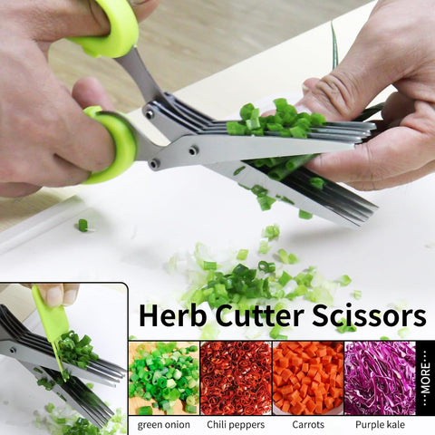 Image of Kitchen Shears, 2-Pack Heavy Duty Kitchen Scissors, Dishwasher Safe Meat Scissors, Stainless Steel Herb Scissors General Use for Chicken, Poultry, Fish, Chive, Meat, Basil, Multipurpose Sharp Sissors