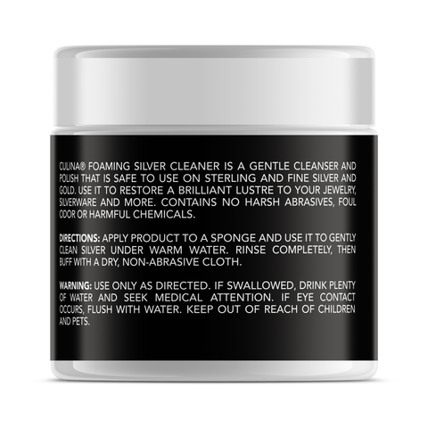 Image of Culina Foaming Silver Cleaner | Silver Polish | Kosher OU Certified | Made in USA - Livananatural