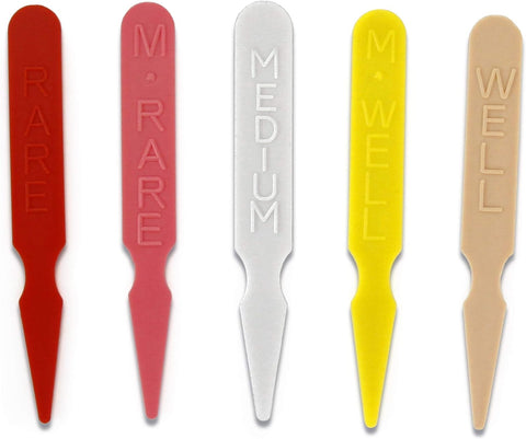 Image of 24289 Plastic "Well" Steak Markers, Tan (Pack of 1000)