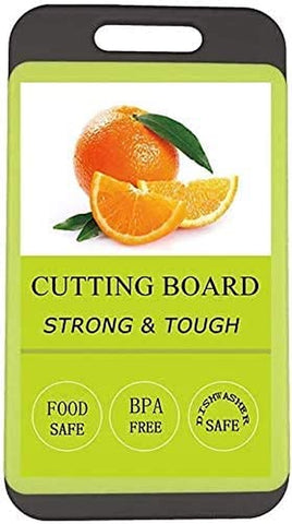 Image of Mini Kitchen Cutting Board Mats, Bpa-Free, Dishwasher Safe, Juice Grooves, Thicker Boards, Easy Grip Handle, Non Porous (1)