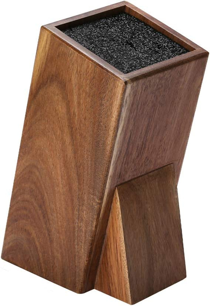 Universal Acacia Wood Knife Holder,Knife Holder, Large Capacity, Kitchen Household Multifunctional Knife Storage and Placement Rack