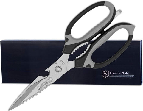 Image of Kitchen Scissors | Kitchen Shears Heavy Duty Poultry Shears | Kitchen Shears Dishwasher Safe | Stainless Steel Kitchen Scissors Come Apart for Cleaning | Sharp Kitchen Scissors