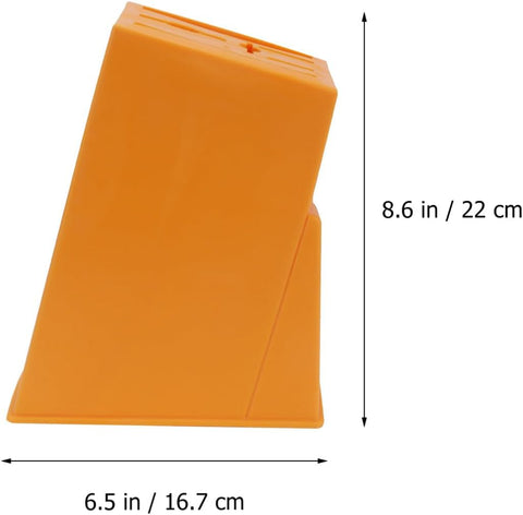 Image of Kitchen Knife Set Block Knife Set Plastic Knife Holder Knife Storage Organizer Universal Knife Block Knife Holder Counter for Home Restaurant