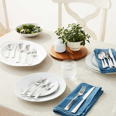 Image of Sambre 65-Piece Flatware Set, Service for 12