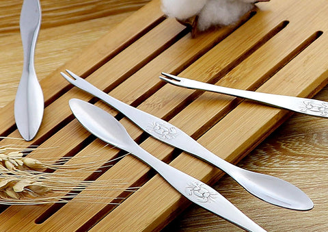 Image of 10 Pcs Seafood Forks,Crab Forks,Lobster Forks, Fruits Forks 6.49 Inches