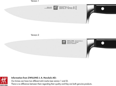 Image of Professional S Santoku Knife, Silver/Black
