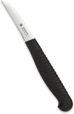 Image of Mini Paring Kitchen Knife with 2.25" Stainless Steel Blade with Durable Black Polypropylene Handle - Plainedge - K09PBK