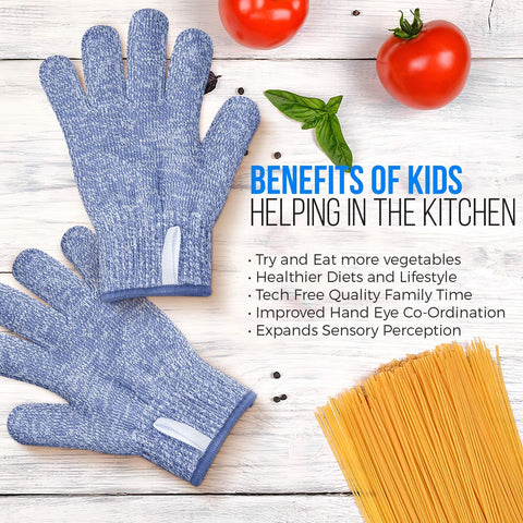 Image of 2 Pack Kids Cut Resistant Gloves