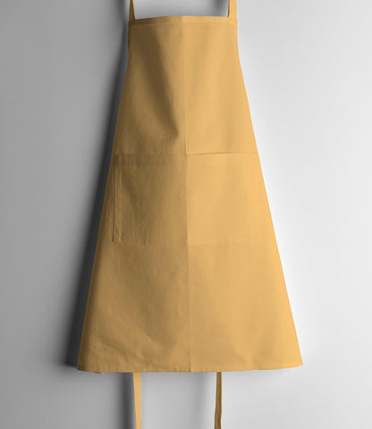 Image of Kitchen Apron for Men Women|Adjustable with Pocket Cloth Apron|Baking Banquet Cafe Chef Apron|Thanksgiving Christmas BBQ Gift