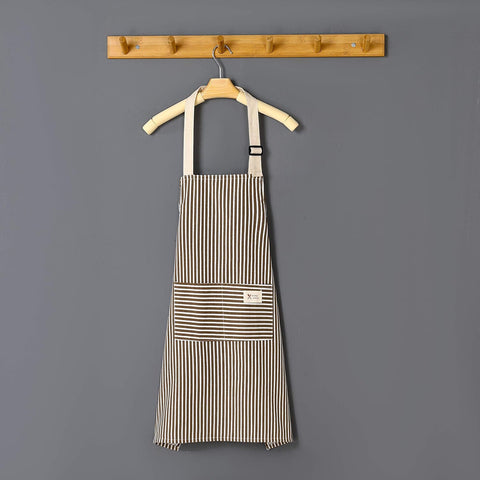 Image of Aprons 2 Pack Adjustable Bib Aprons with 2 Pockets Cotton Linen Cooking Kitchen Chef Apron for Women and Men