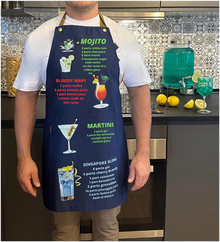 Image of Kitchen Funny Apron,Unique Gift Box for Everyone Creative Gifts for Birthday Christmas Thanksgiving,Cute Cooking Aprons