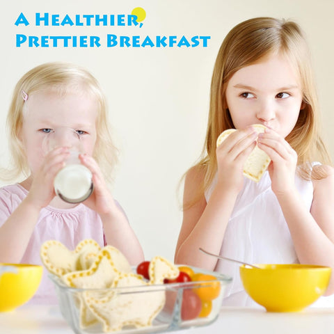 Image of Sandwich Cutter and Sealer, Sandwich Cutter for Kids 5 PCS(BIG), Decruster Sandwich Maker, Great for Lunchbox and Bento Box - Boys and Girls Kids Lunch