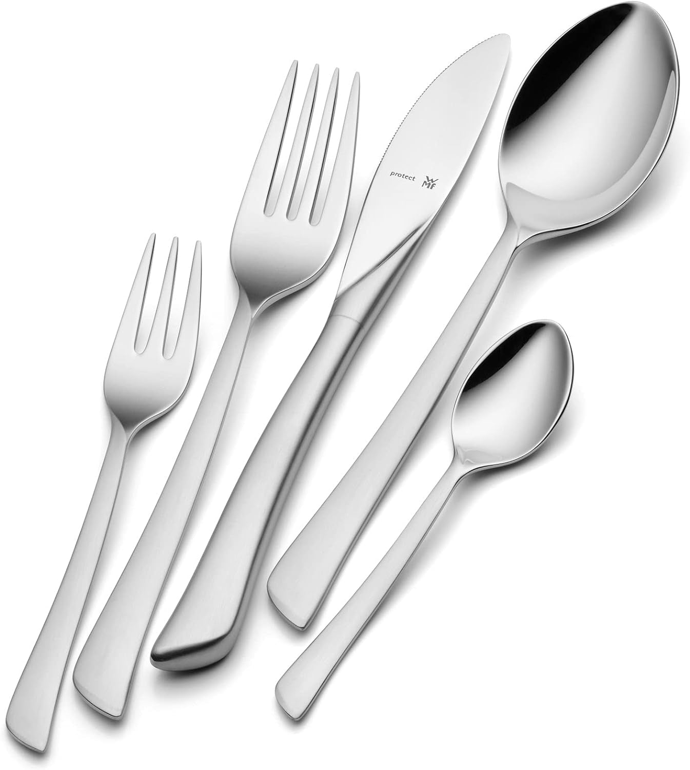 Cutlery Set 30-Pieces for 6 Persons Virginia Cromargan Protect Steel Extremely Scratch Resistant with Inserted Blade