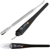 - Brand Quality Cuticle Knife Trimmer Remover Cutter (1Pc.) and Cuticle Pusher Scratcher...