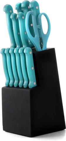 Image of 14 Piece Cutlery Set in Teal