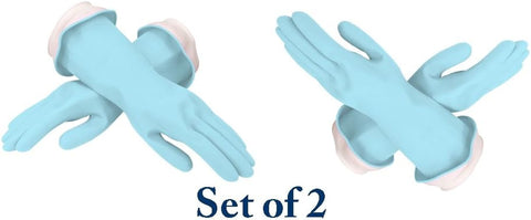 Image of NEW!  Premium"Waterblock" Gloves Blue 2 Pair(4 Gloves) (Small)