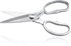 Kitchen Scissors All Purpose [Made in Japan], Japanese Solid All Stainless Steel Cooking Kitchen Shears Heavy Duty with Micro Serrated, Multipurpose Sharp Food & Herb Scissors Dishwasher Safe