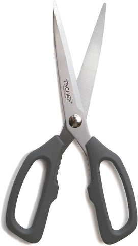 Image of Kitchen Shears, All Purpose Scissors, Dishwasher Safe, Heavy Duty Meat Scissors Poultry Shears, Stainless Steel, Made in Korea (Dark Gray)