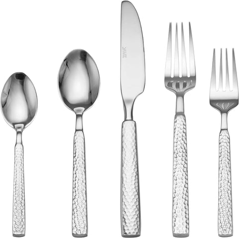 Image of Lawton 20-Piece Flatware Set, Silver