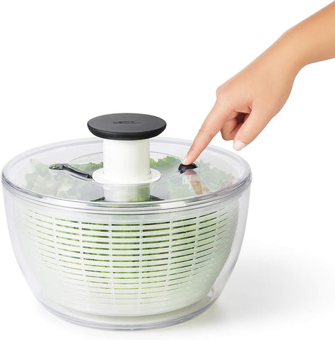 Image of Good Grips Large Salad Spinner - 6.22 Qt., White