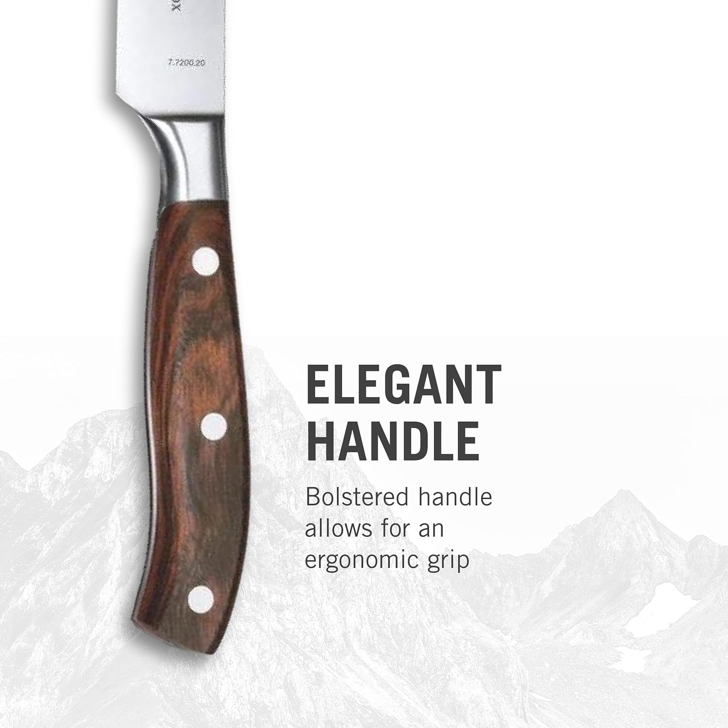 Grand Maître Carving Knife - Innovative Straight Blade for Easy Carving - Wood Handle - 8”