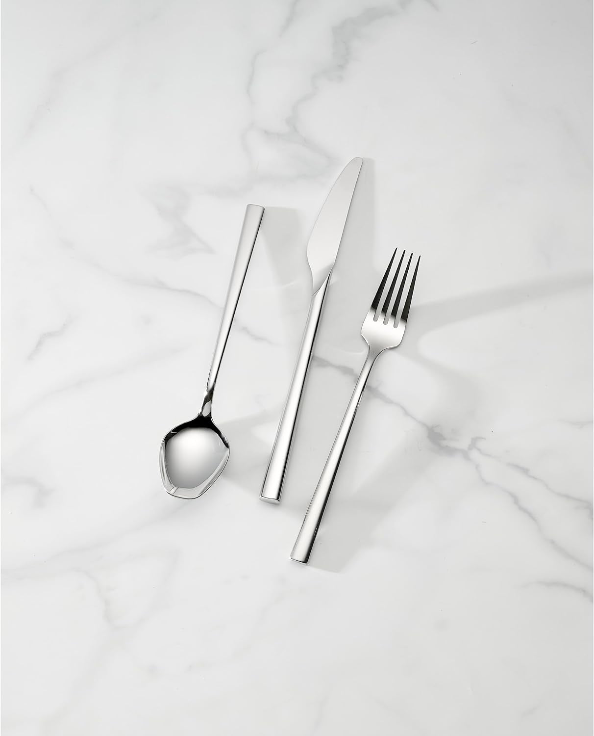 Lx Collective Piece Flatware Set, 26 Count, Metallic