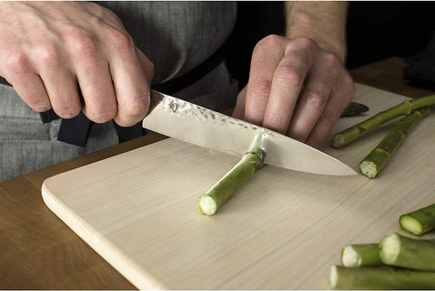 Image of Cutlery Premier Utility Knife 6.5", Narrow, Straight-Bladed Kitchen Knife Perfect for Precise Cuts, Ideal for Preparing Sandwiches or Trimming Small Vegetables, Handcrafted Japanese Knife Brown