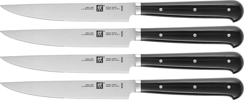 Image of 39029002-0 Steakset with Welle, 4 TLG, Edelstahl, Black/Silver