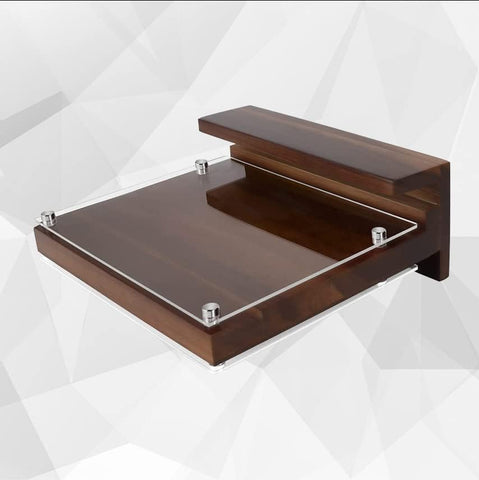 Image of Magnetic Knife Block Acrylic Shield Kitchen Home Knife Holder with Cutting Board Notche Double Side Knife Rack Stands with Strong Enhanced Magnets Multifunctional Storage Knife Stand