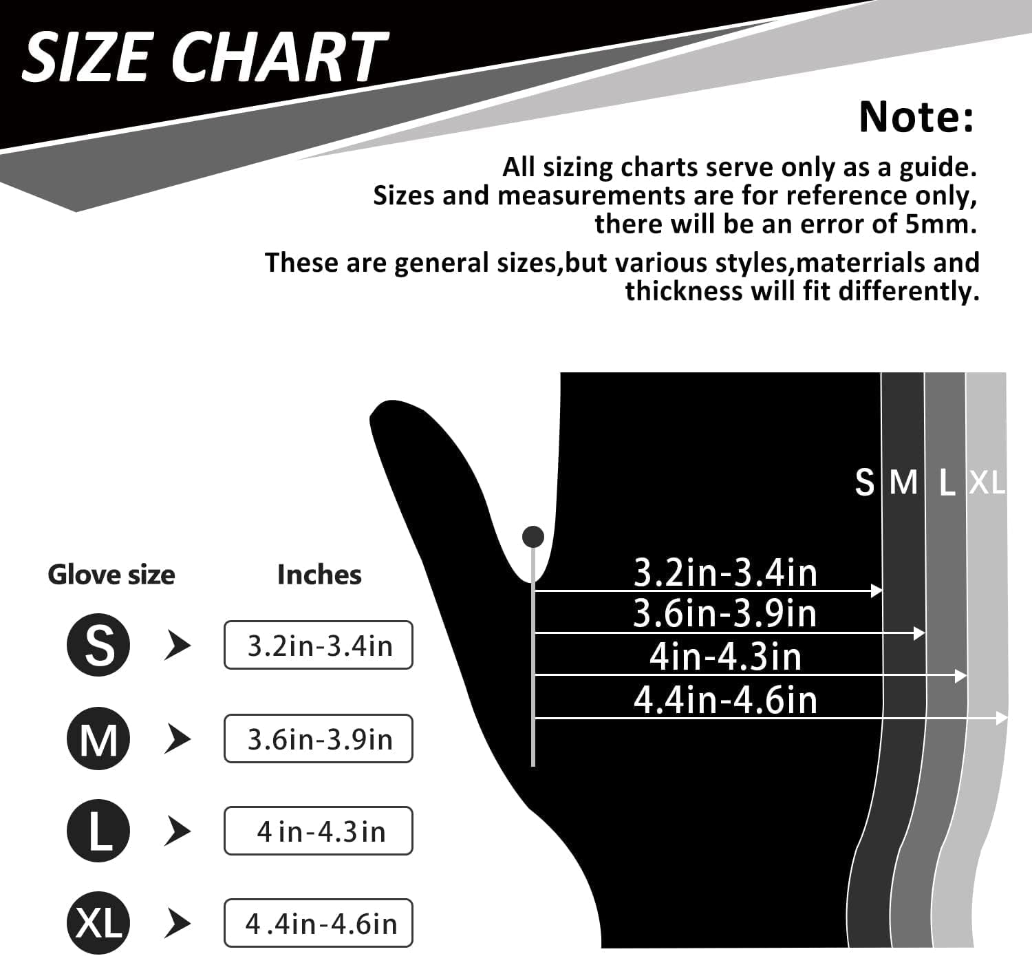 Nitrile Gloves, 4Mil-100 Count, Gloves Disposable Latex Free, Disposable Gloves for Household, Food Safe