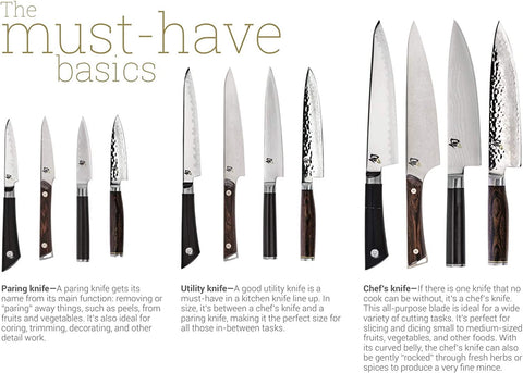Image of Cutlery Premier Utility Knife 6.5", Narrow, Straight-Bladed Kitchen Knife Perfect for Precise Cuts, Ideal for Preparing Sandwiches or Trimming Small Vegetables, Handcrafted Japanese Knife Brown