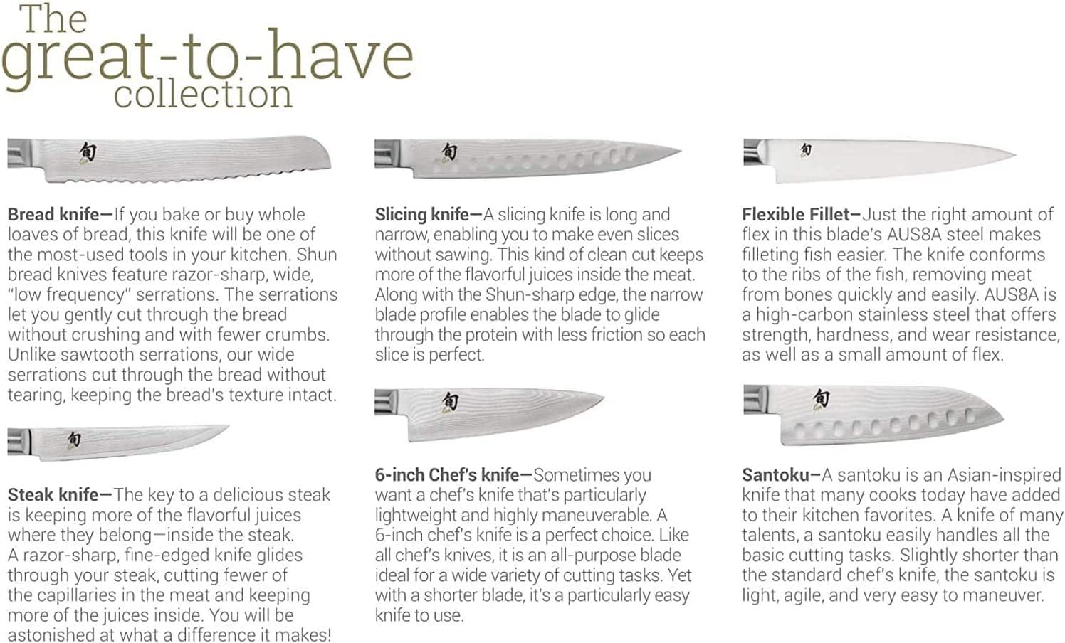 Premier Build-A-Block Set; Includes 8-Inch Chef’S Knife, Hand-Hammered Tsuchime Finish, VG-MAX Steel Core, Damascus Cladding; Includes Honing Steel and Sustainable Bamboo Slimline Knife Block